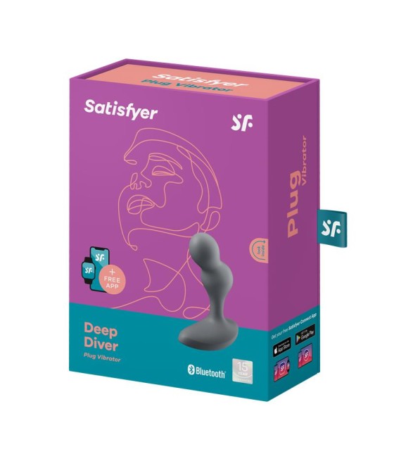 Deep Diver Plug Anal con Vibracion APP Satisfyer Connect