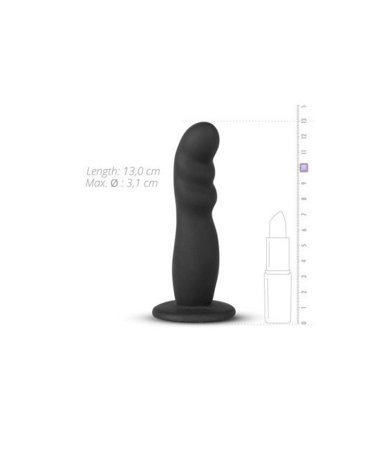 Arnes con Dildo de Silicona Negro