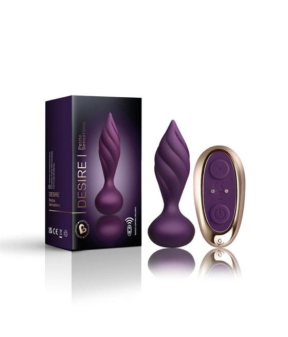 Plug Anal con Control Remoto Petite Sensations Desire Purpura