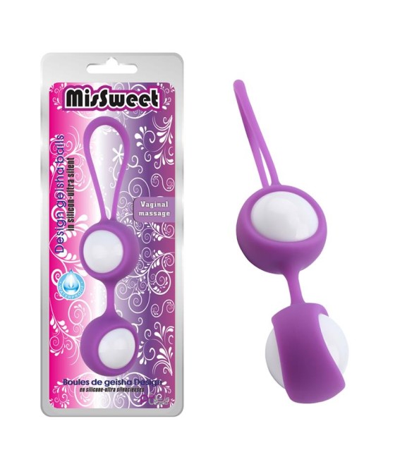 Bolas Geisha MisSweet 177 cm Silicona Purpura