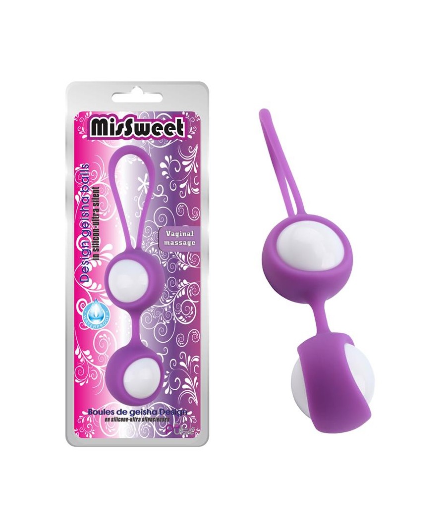 Bolas Geisha MisSweet 177 cm Silicona Purpura