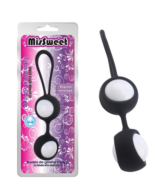 Bolas Geisha MisSweet 177 cm Silicona Negro