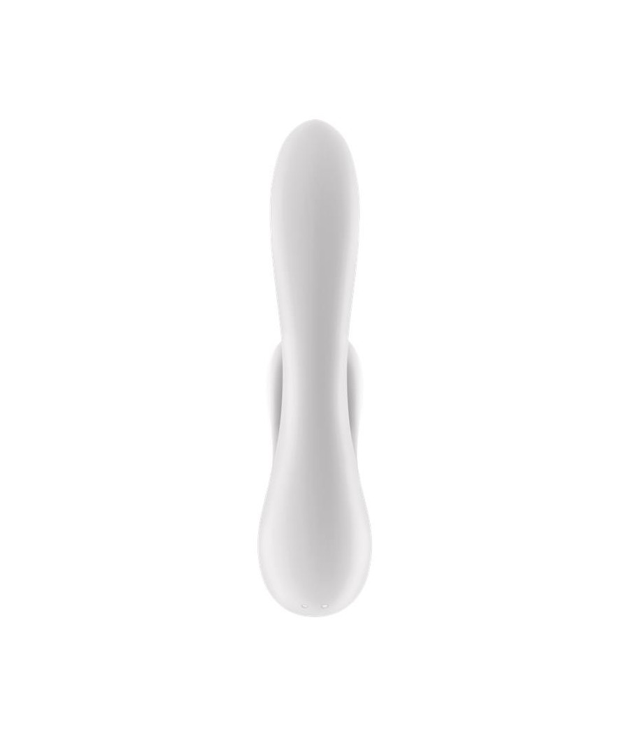 Double Flex Vibrador Punto G 3 Motores Satisfyer APP Connect Blanco