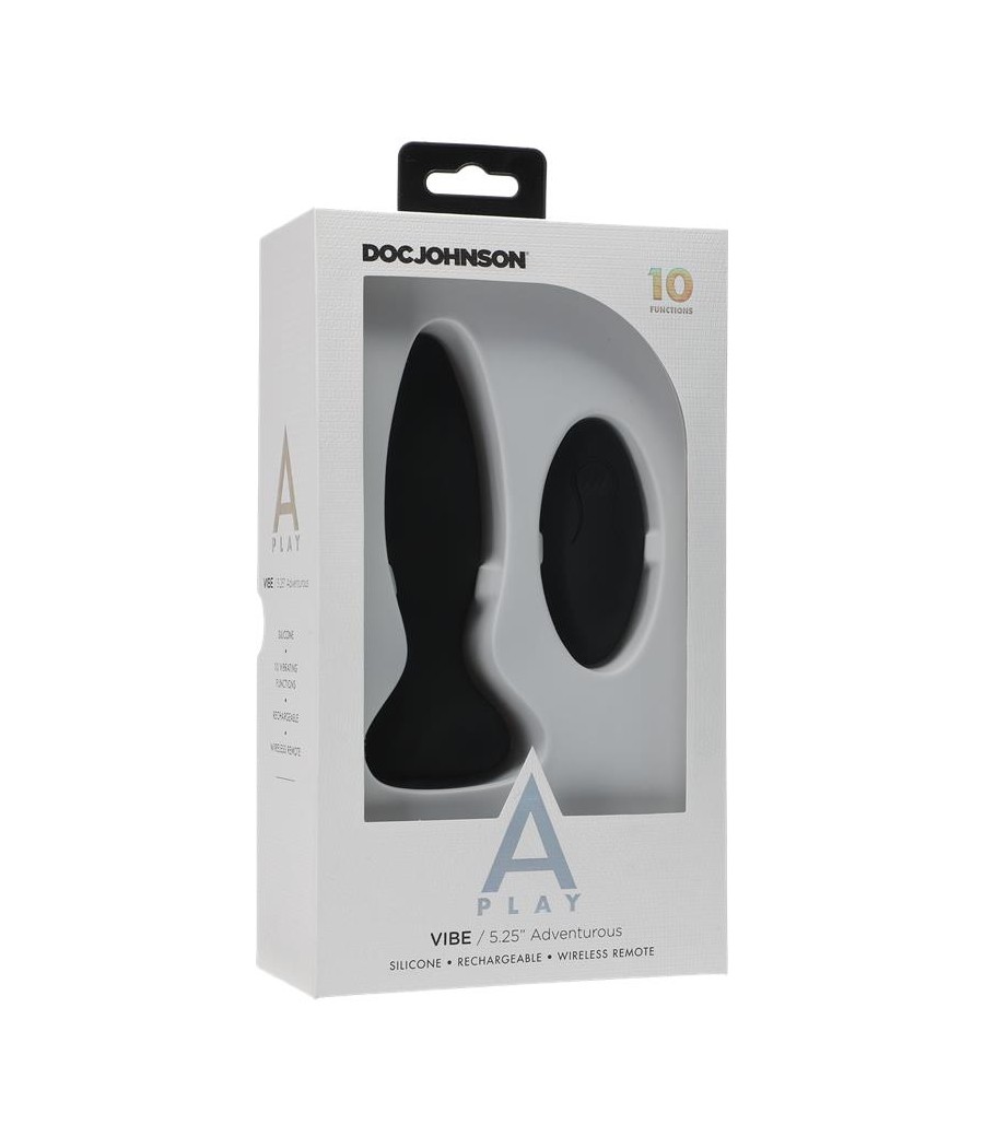 Plug Anal Control Remoto Vibe Adventurous Negro