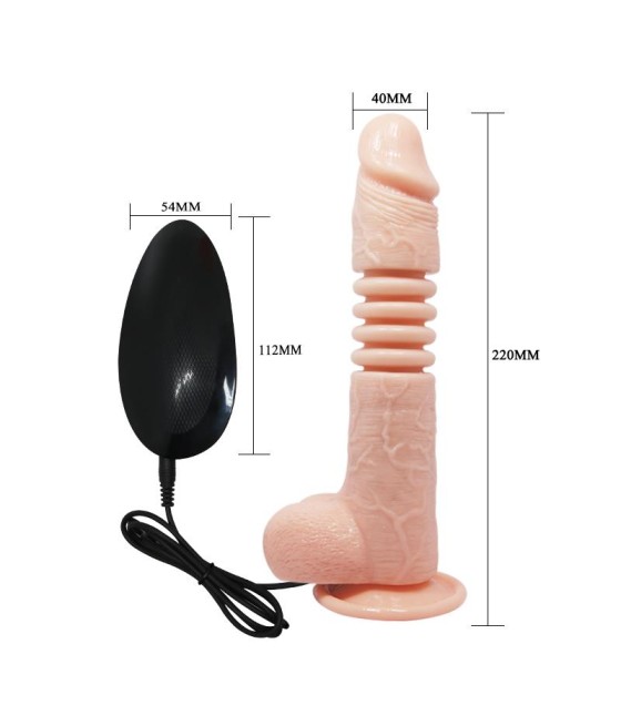 Vibrador con Rotacion y Movimiento Telescopico Thunder Up