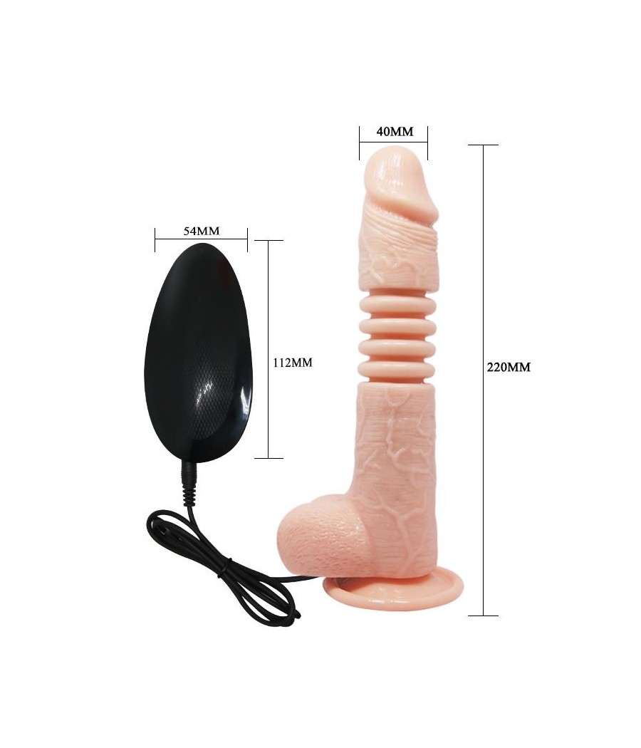 Vibrador con Rotacion y Movimiento Telescopico Thunder Up