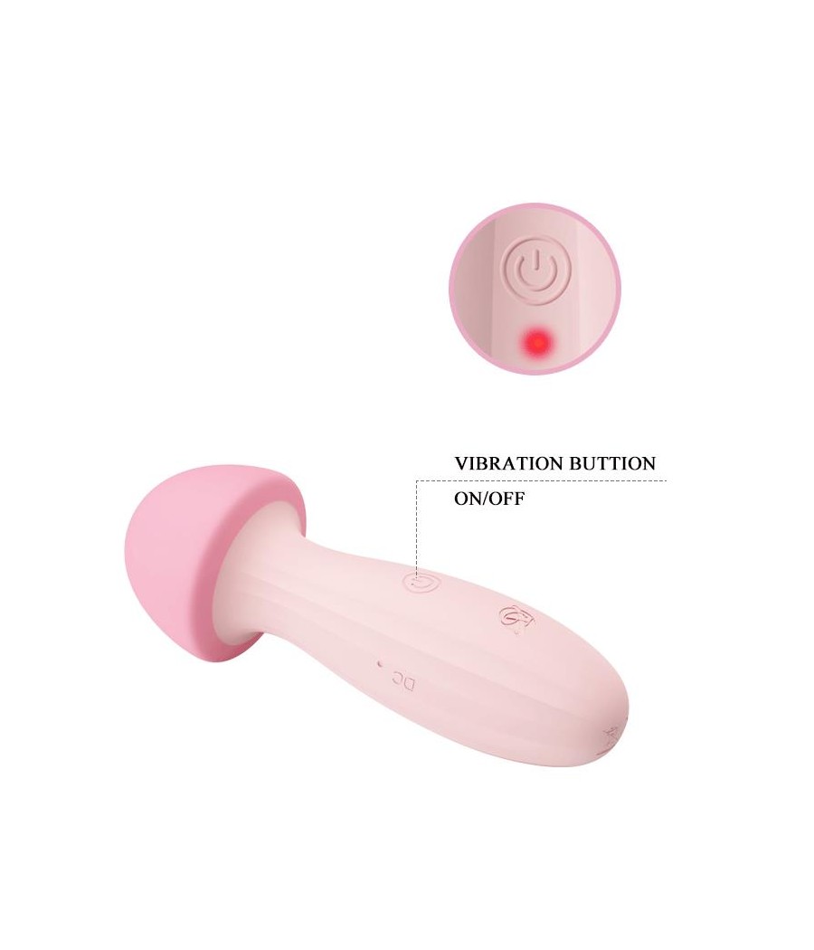 Mushroom Vibrador Masajeador Silicona USB