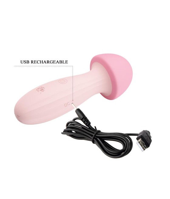 Mushroom Vibrador Masajeador Silicona USB