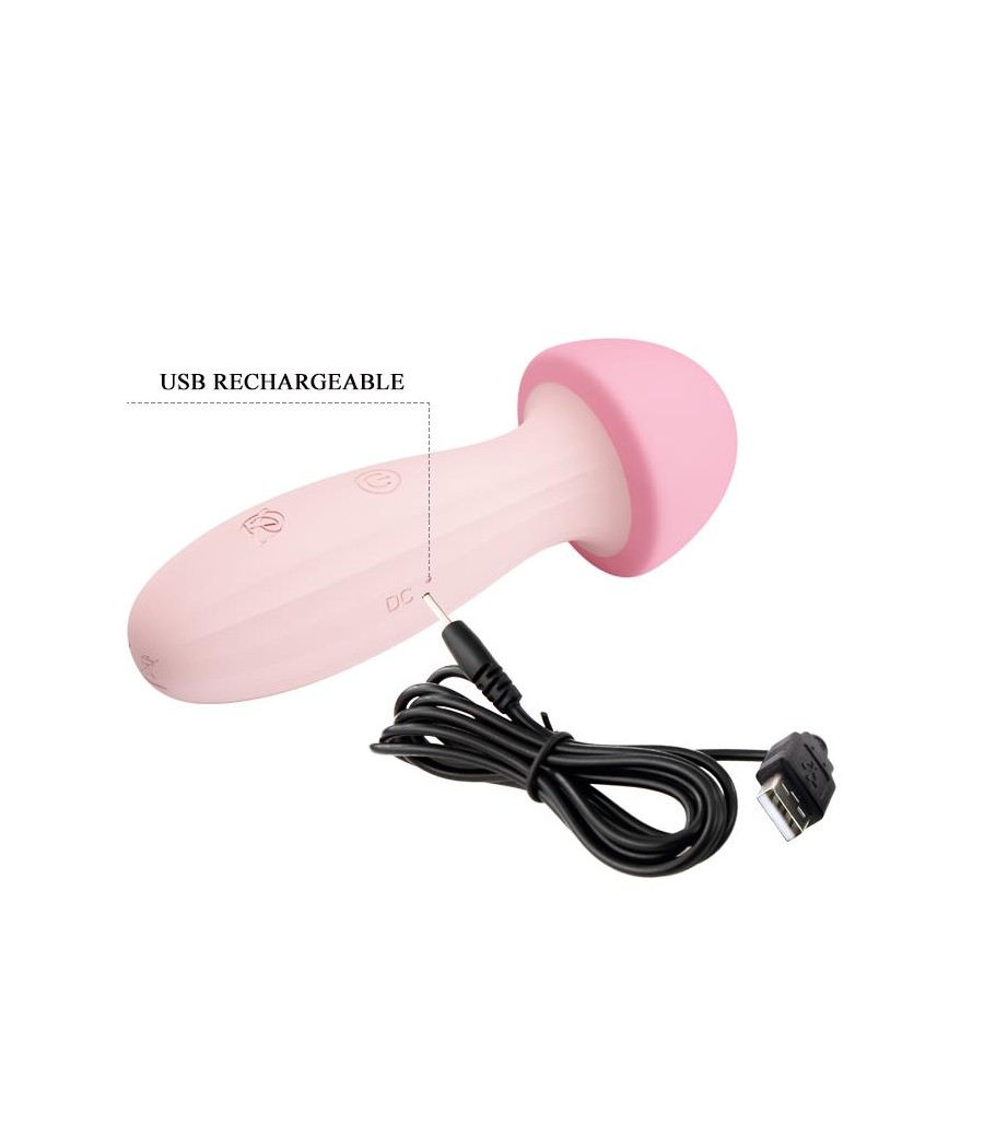 Mushroom Vibrador Masajeador Silicona USB