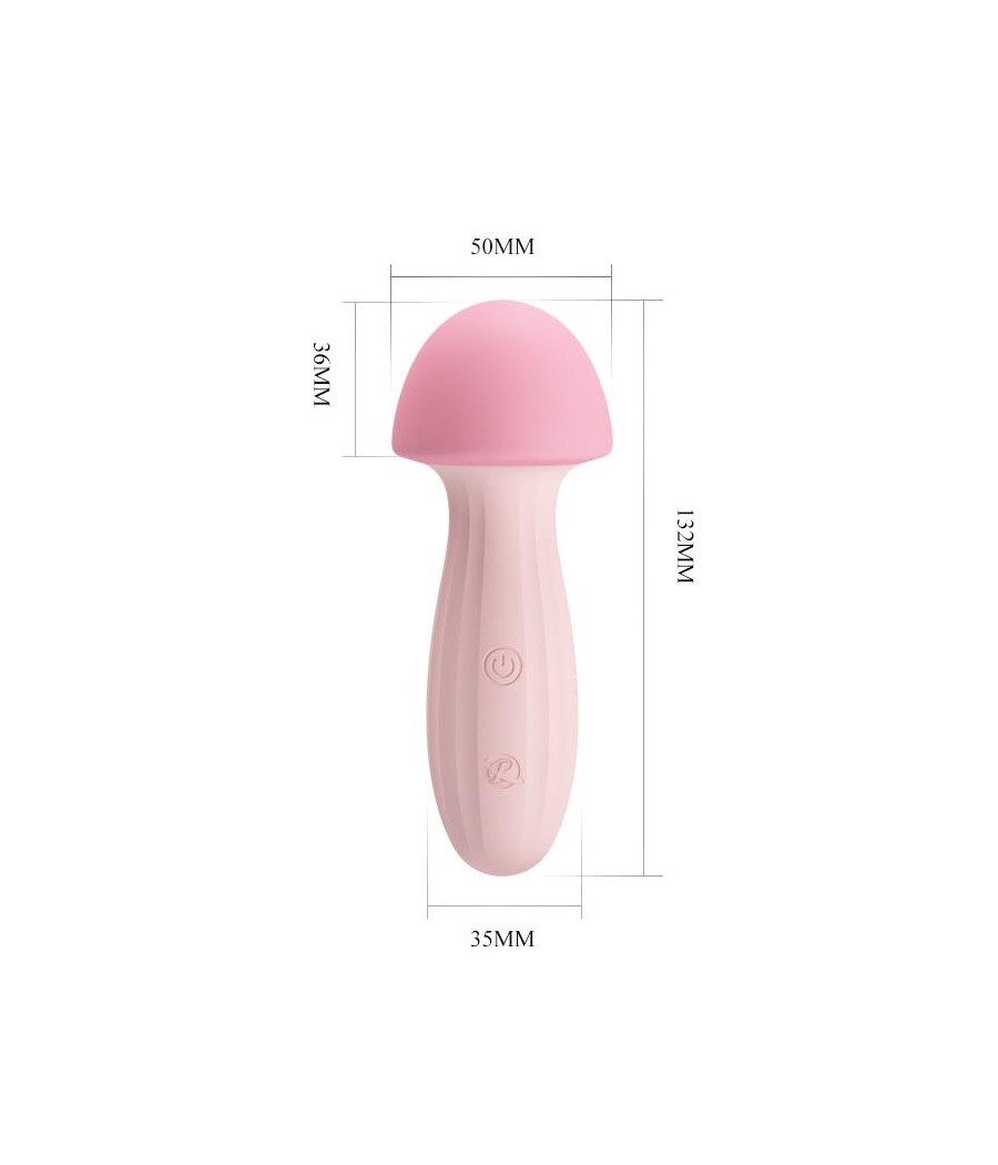 Mushroom Vibrador Masajeador Silicona USB