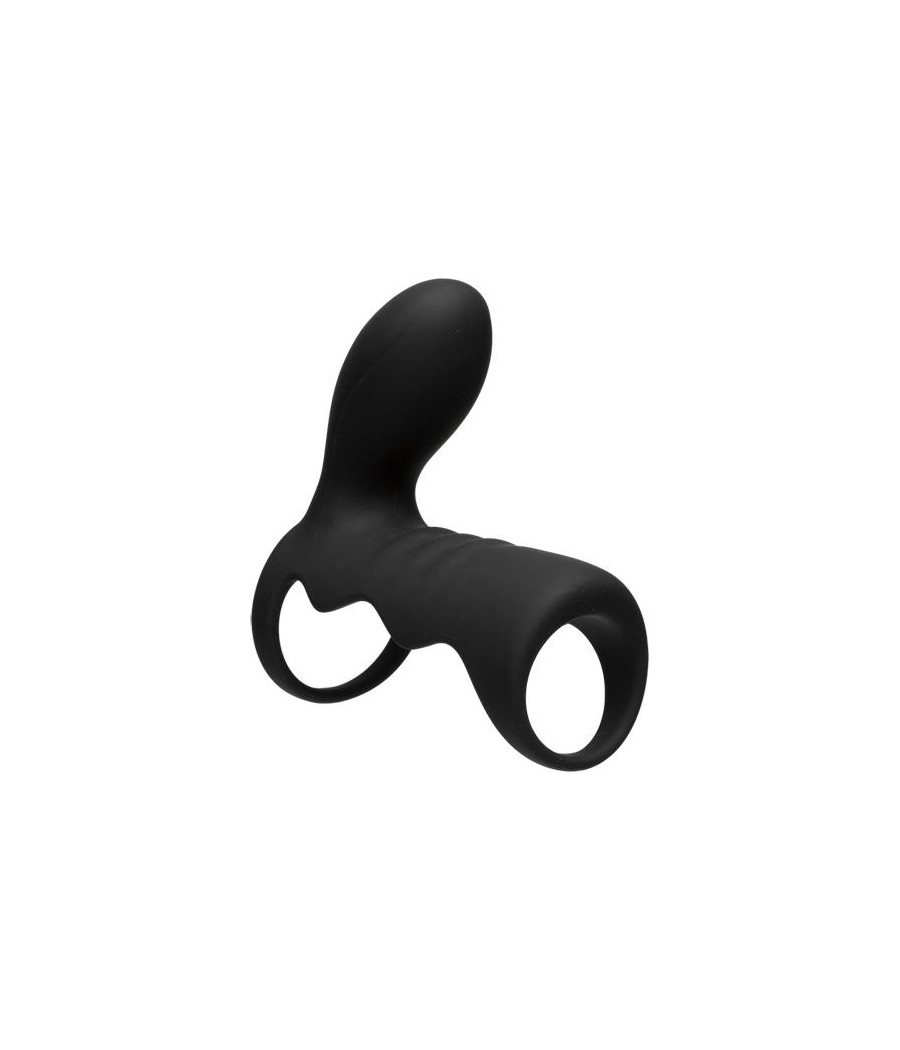 Jaula para el Pene con Vibracion y Control Remoto Negro