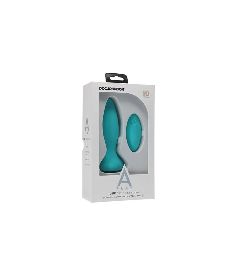 Plug Anal con Vibracion Vibe Adventurous Turquesa