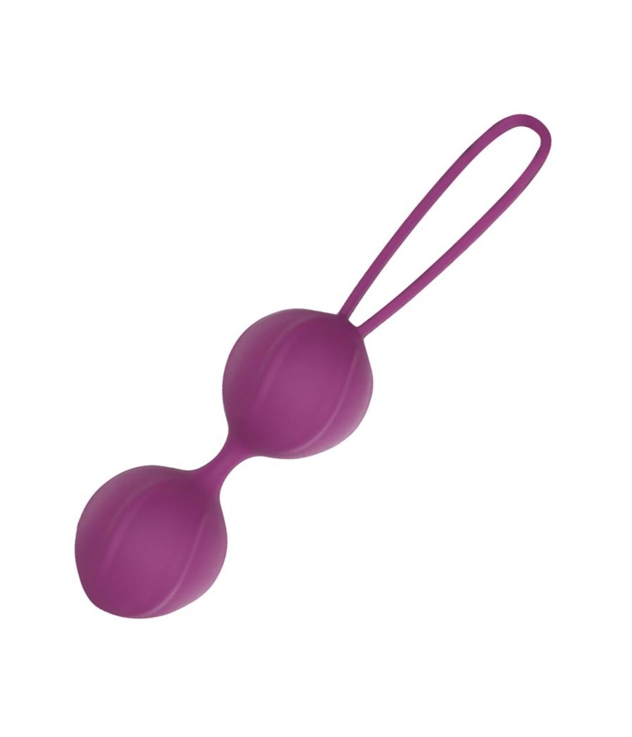 Garbo Bola Doble Kegel Silicona Purpura