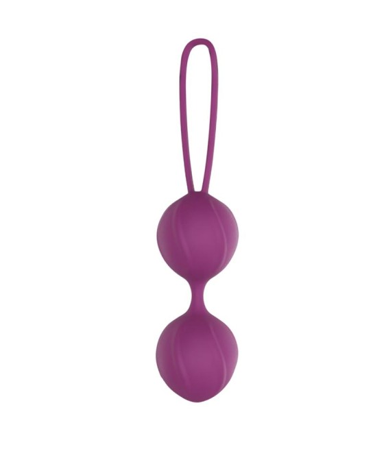 Garbo Bola Doble Kegel Silicona Purpura