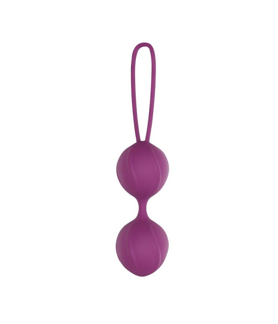 Garbo Bola Doble Kegel Silicona Purpura