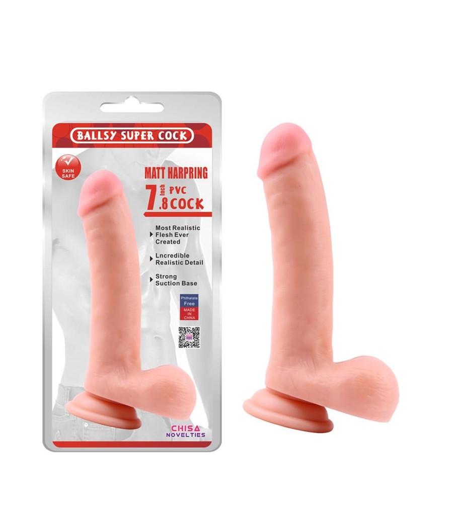 Dildo Matt Harpring 20 x 4 cm Natural