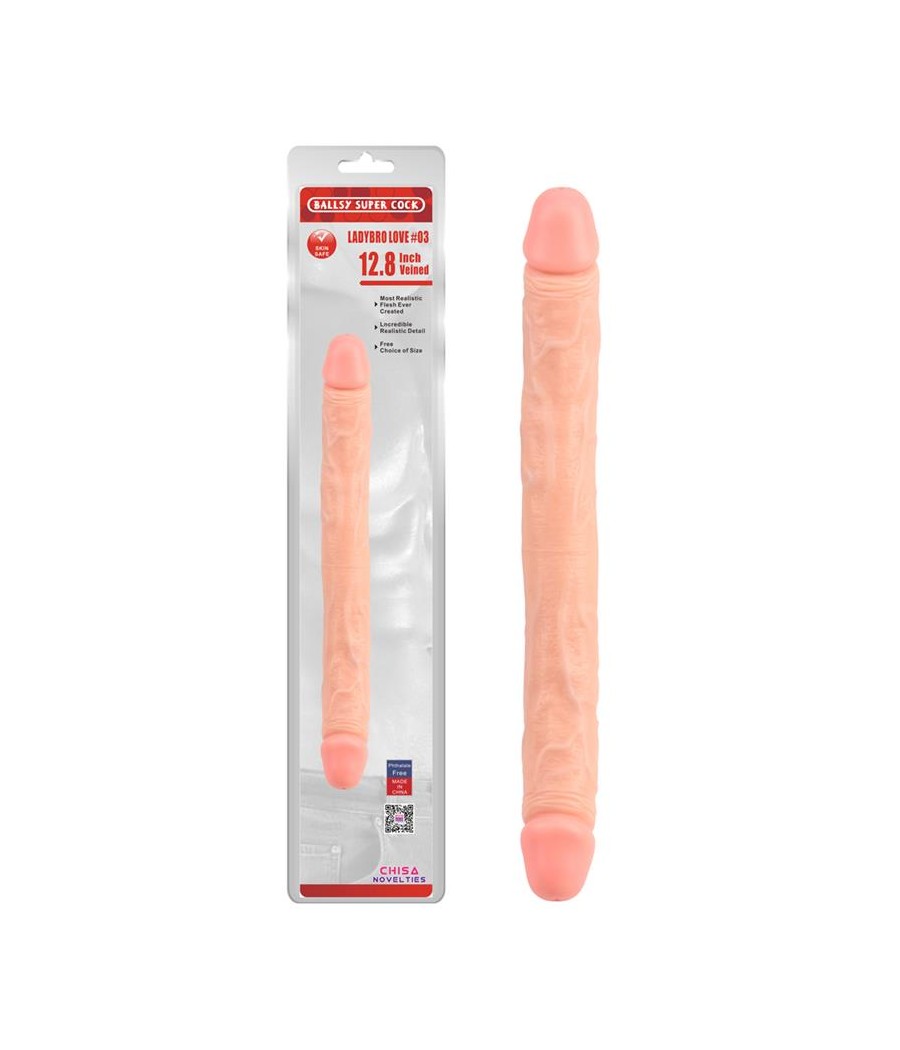 Dildo Ladybro Love N3 325 x 35 cm Natural