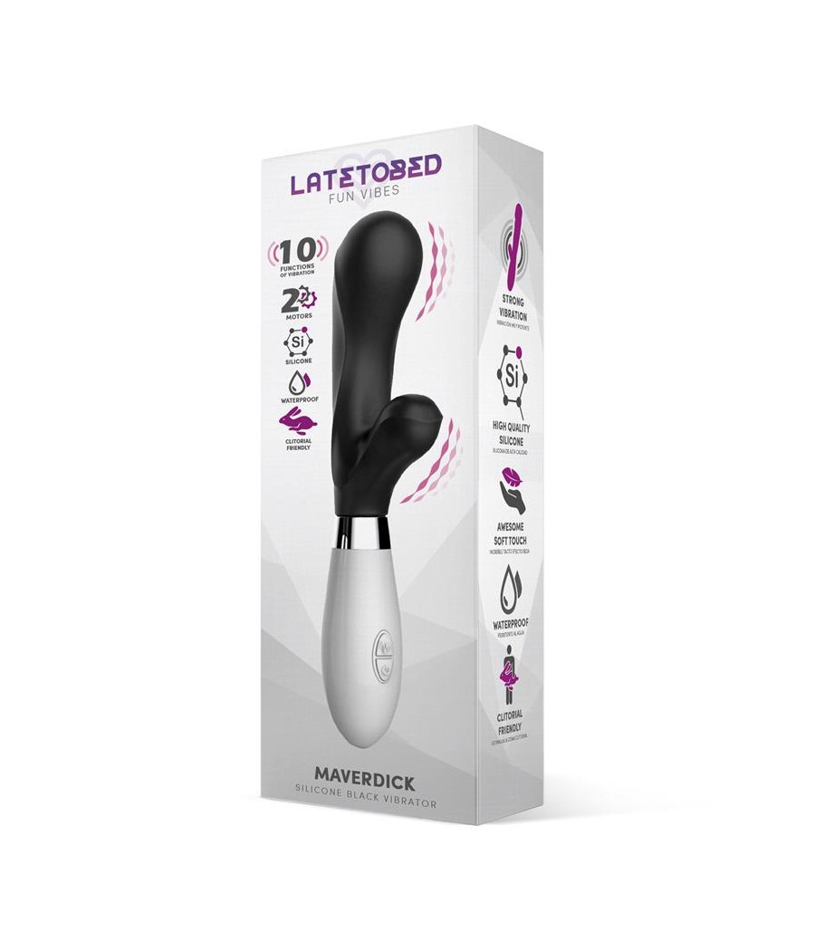 Maverdick Vibrador Silicona Negro