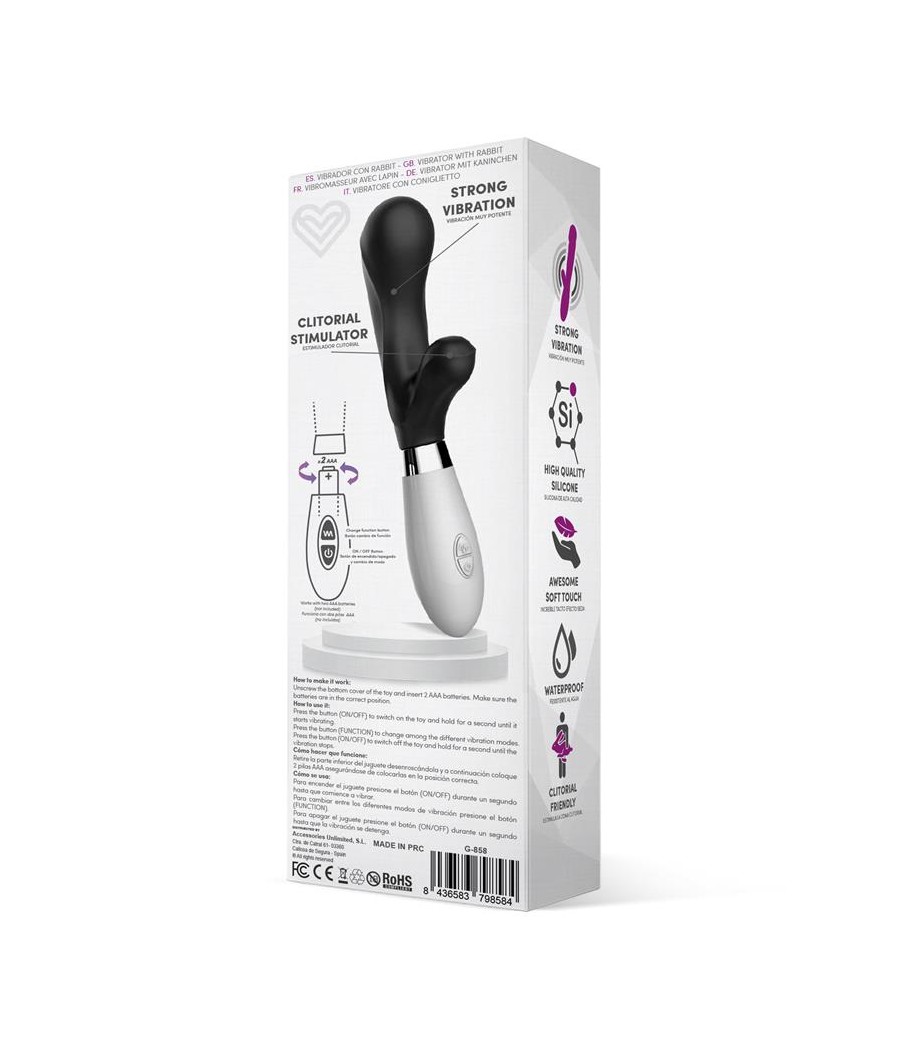 Maverdick Vibrador Silicona Negro