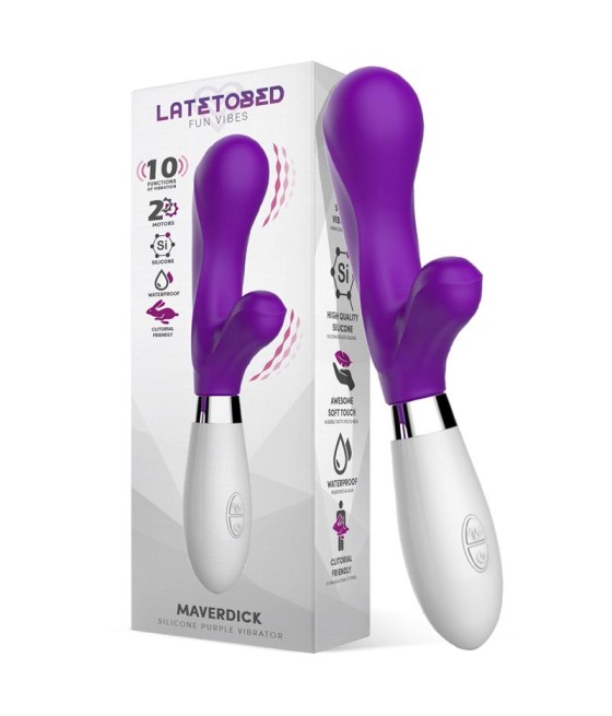 Maverdick Vibrador Silicona Púrpura