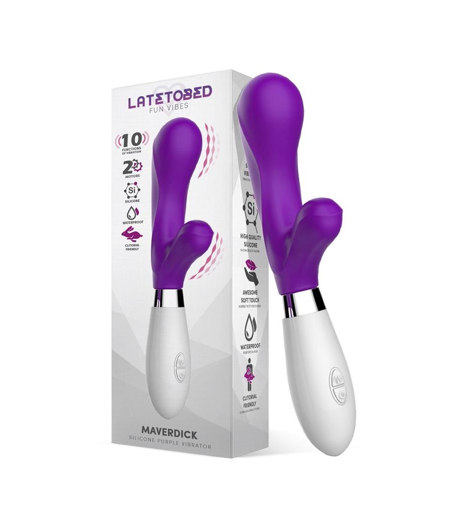 Maverdick Vibrador Silicona Purpura