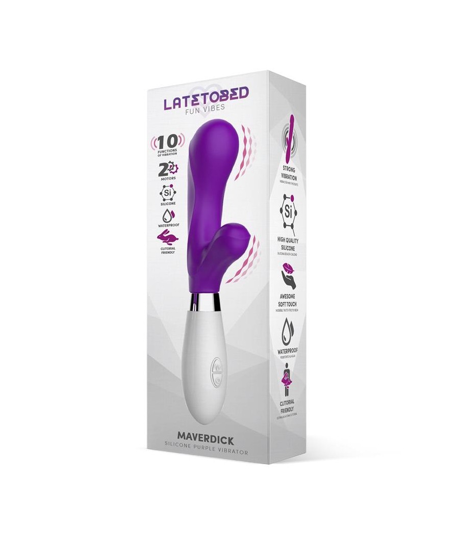 Maverdick Vibrador Silicona Purpura