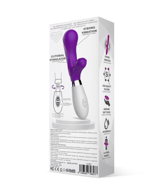 Maverdick Vibrador Silicona Purpura