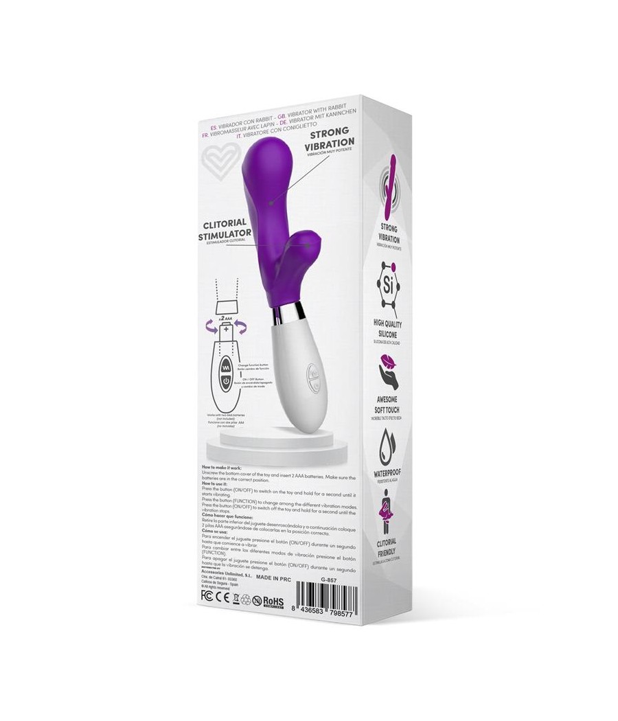 Maverdick Vibrador Silicona Purpura