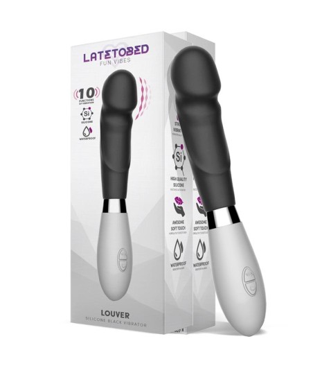 Louver Vibrador Silicona Negro