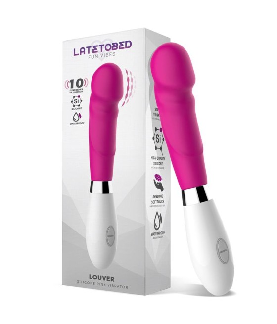 Louver Vibrador Silicona Rosa