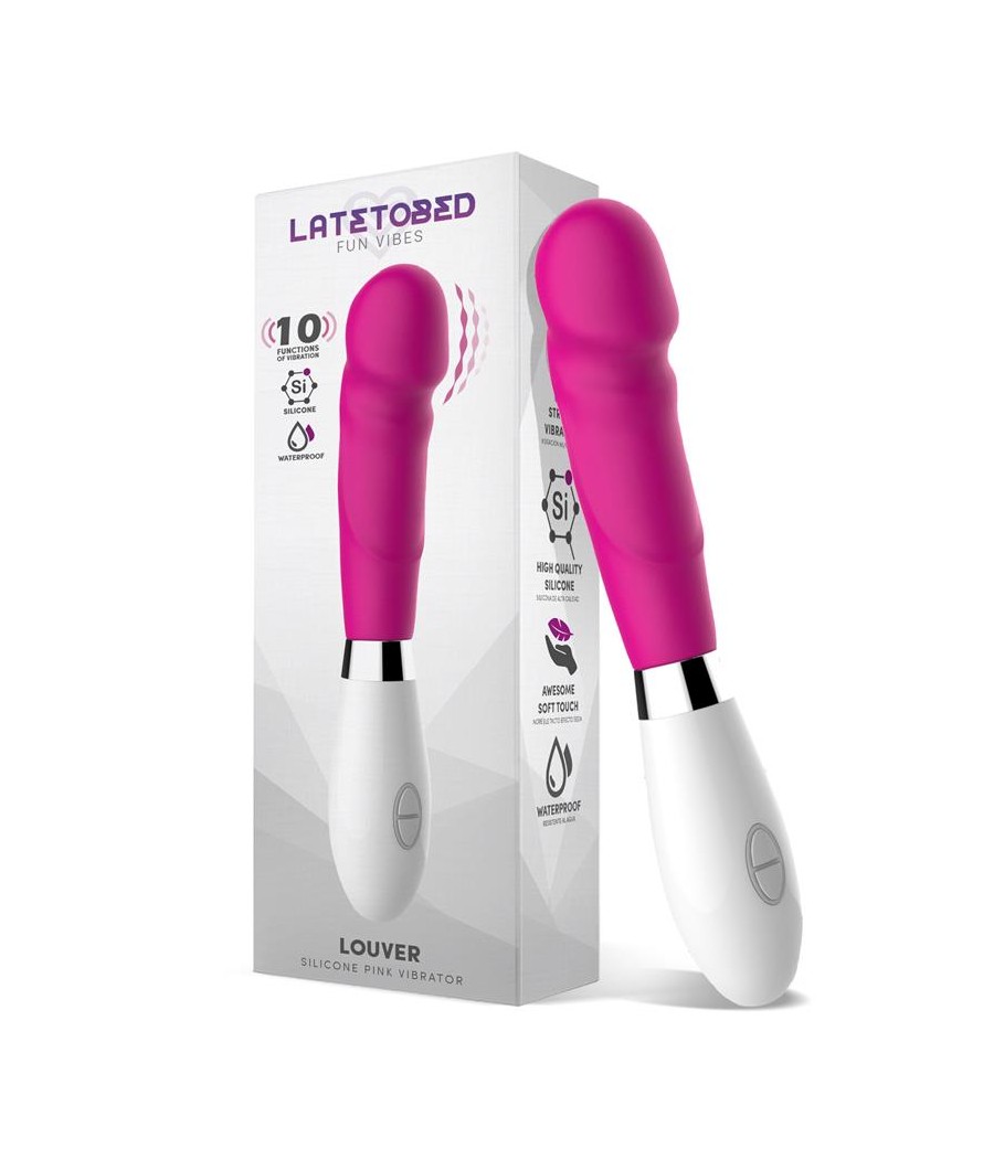 Louver Vibrador Silicona Rosa