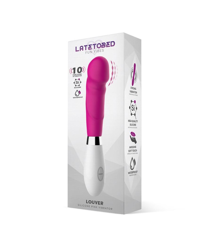 Louver Vibrador Silicona Rosa