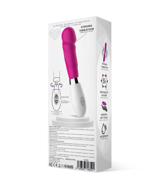 Louver Vibrador Silicona Rosa