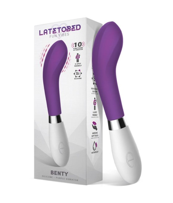 Benty Vibrador Silicona Purpura