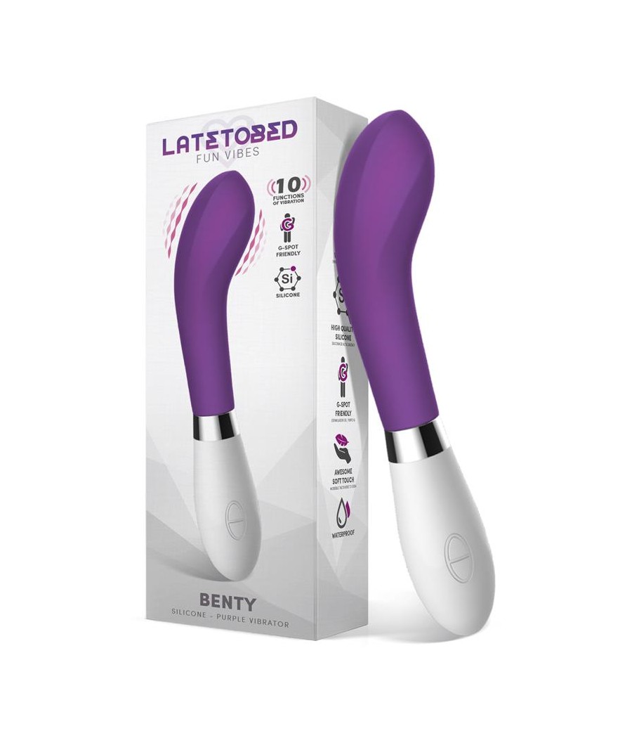 Benty Vibrador Silicona Purpura