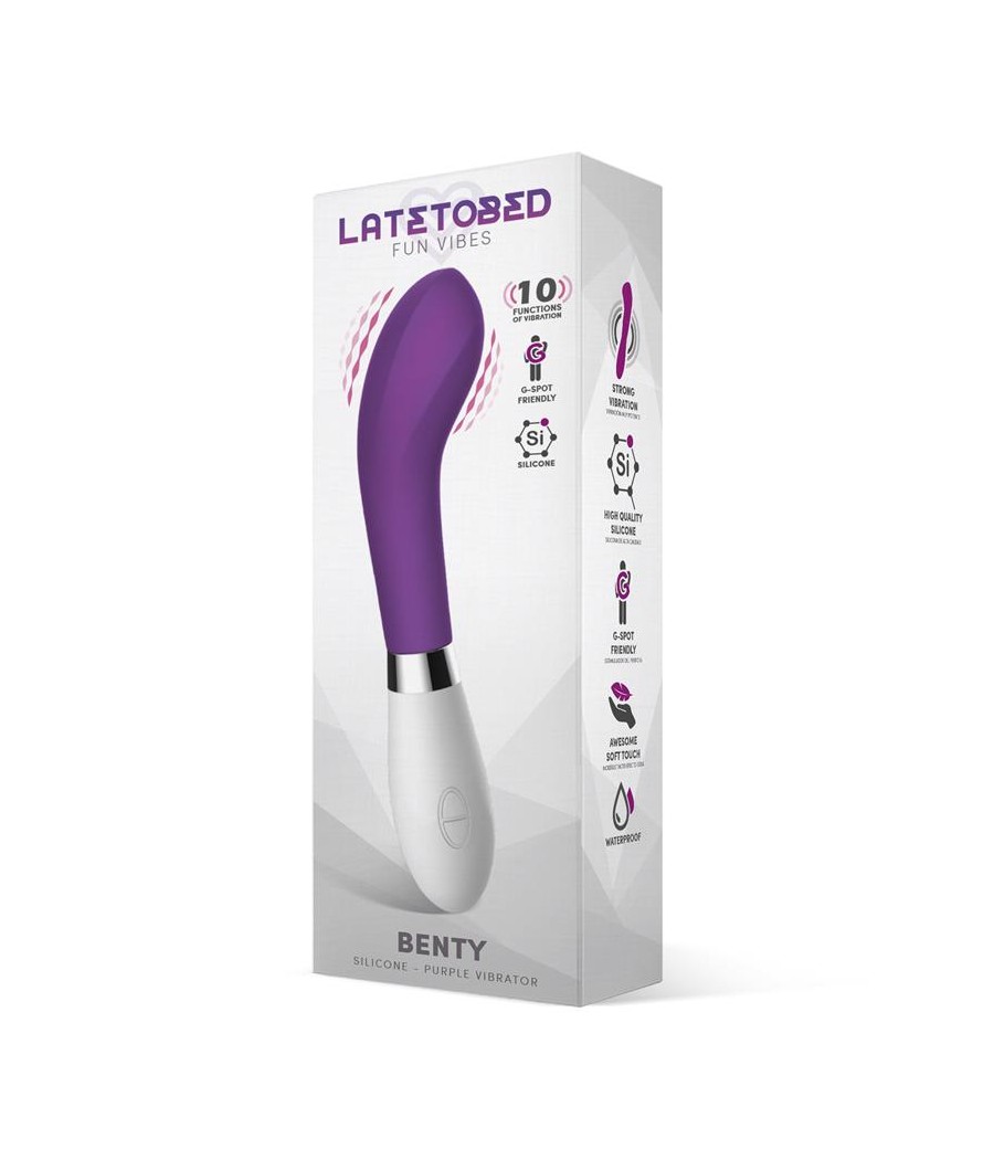 Benty Vibrador Silicona Purpura