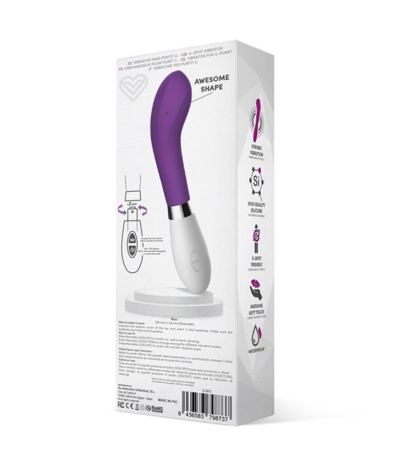 Benty Vibrador Silicona Purpura