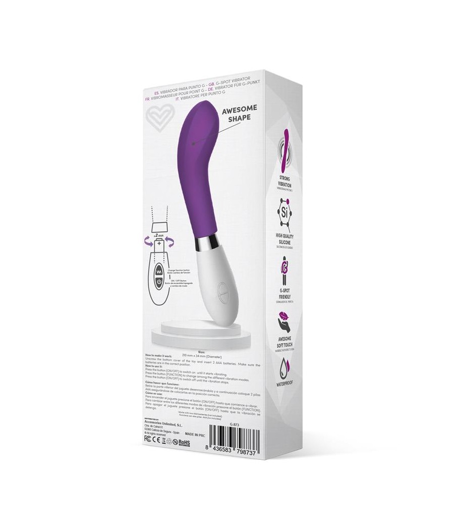 Benty Vibrador Silicona Purpura