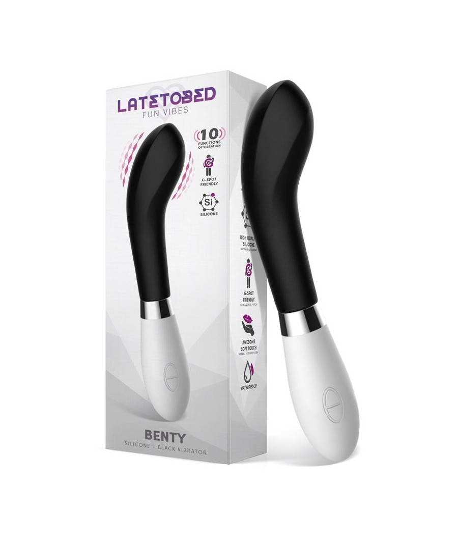 Benty Vibrador Silicona Negro