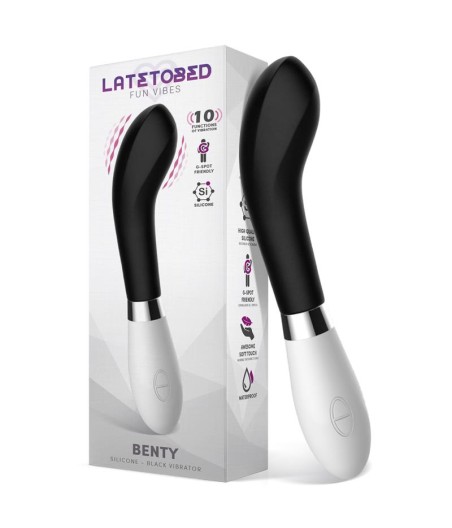 Benty Vibrador Silicona Negro