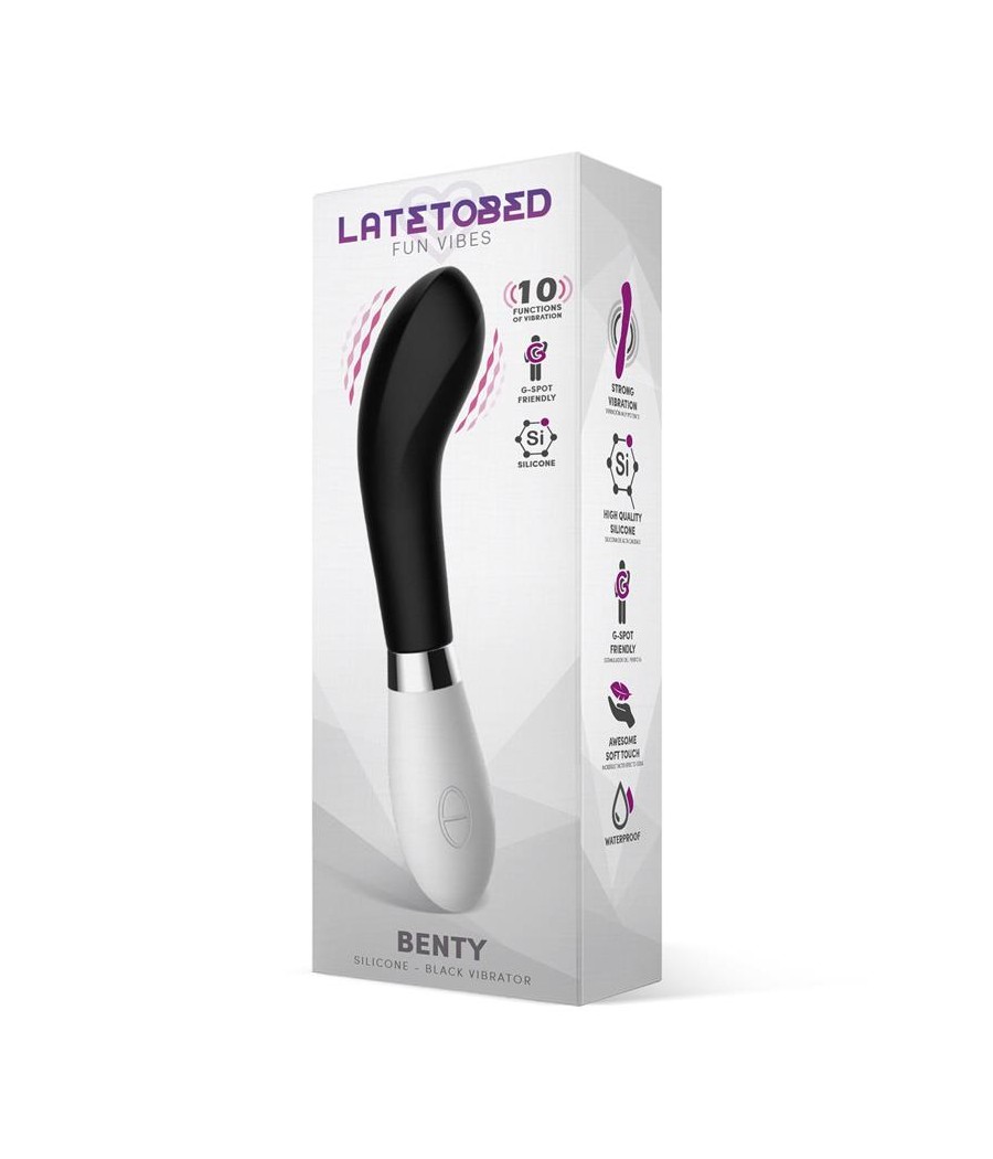 Benty Vibrador Silicona Negro