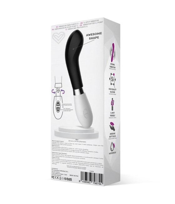 Benty Vibrador Silicona Negro