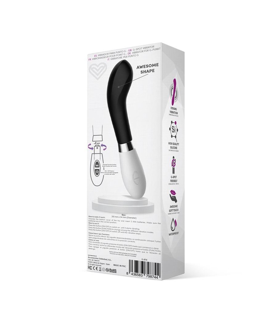 Benty Vibrador Silicona Negro