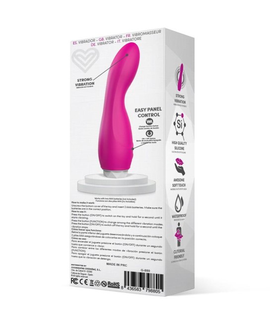 Douby Vibrador Silicona Rosa