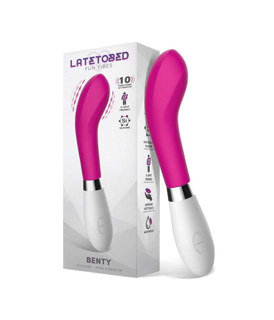 Benty Vibrador Silicona Rosa