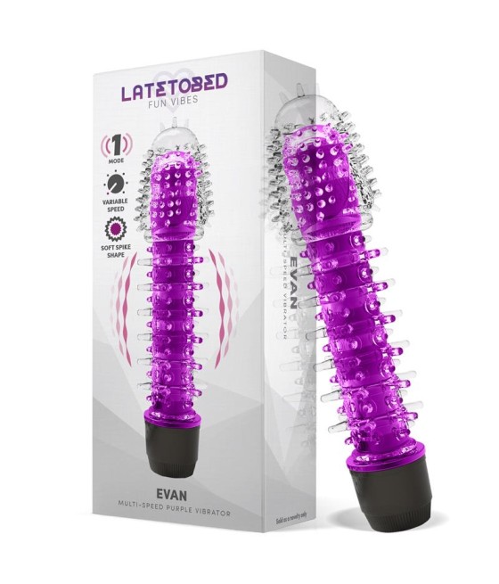 Evan Vibrador Multi Velocidad Purpura