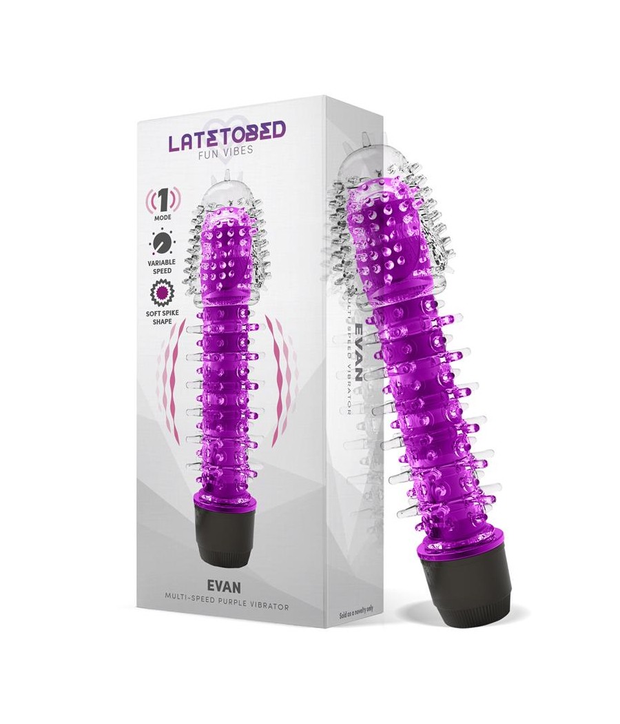 Evan Vibrador Multi Velocidad Purpura