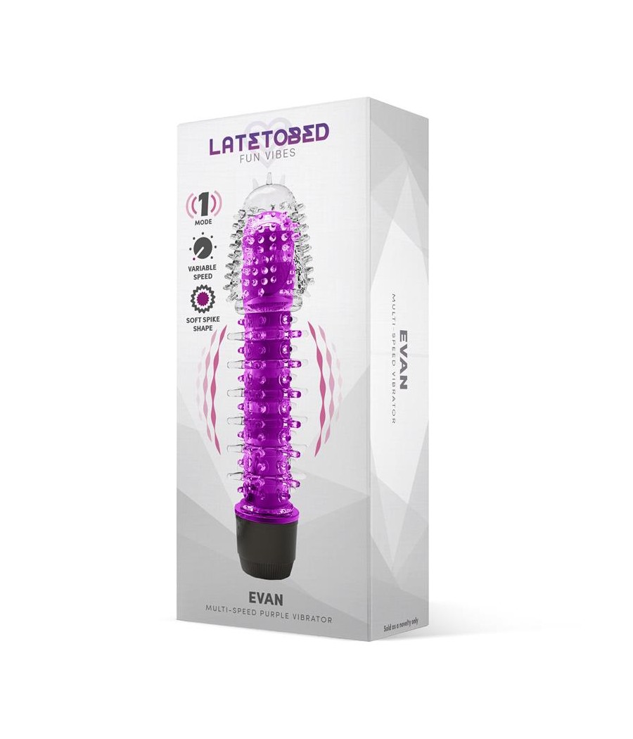 Evan Vibrador Multi Velocidad Purpura