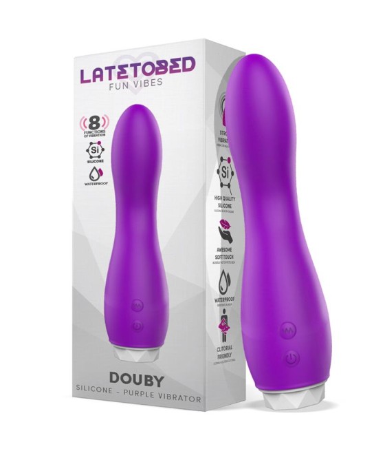 Douby Vibrador Silicona Purpura