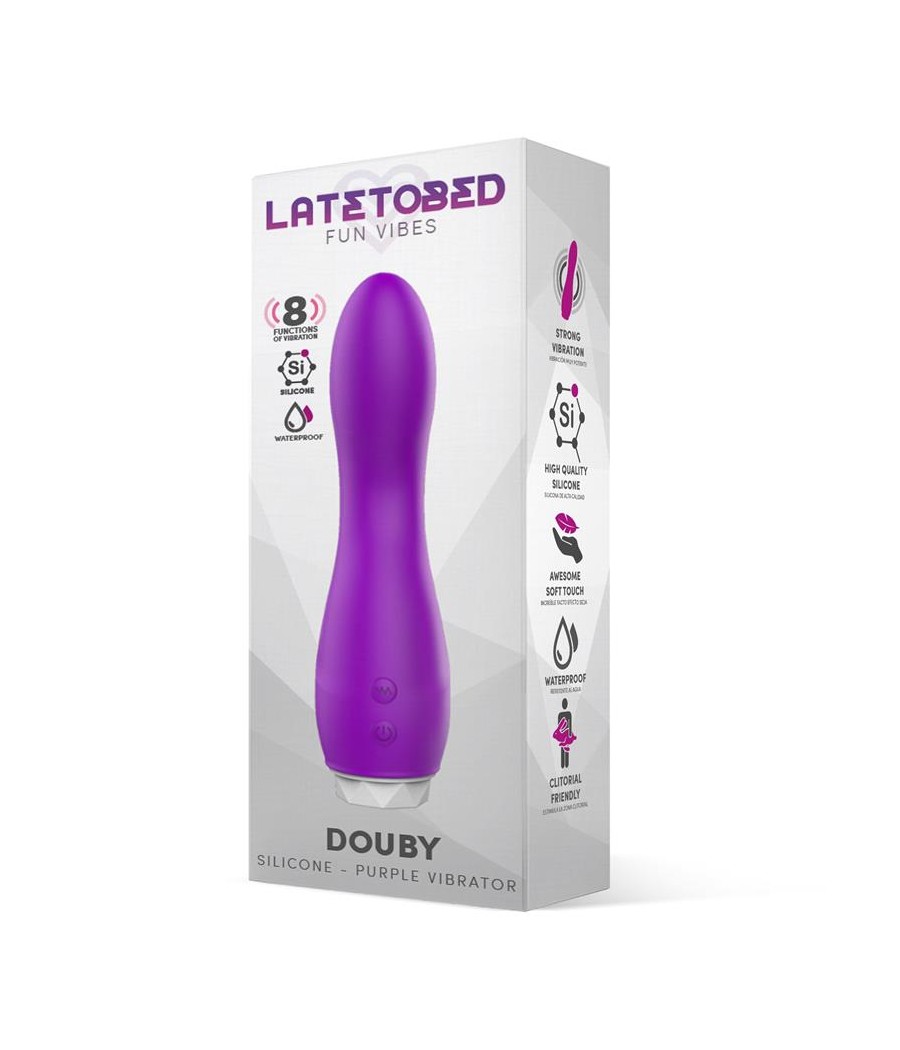 Douby Vibrador Silicona Purpura